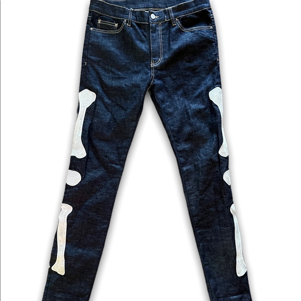 Mens “Skeleton Bones” Jeans